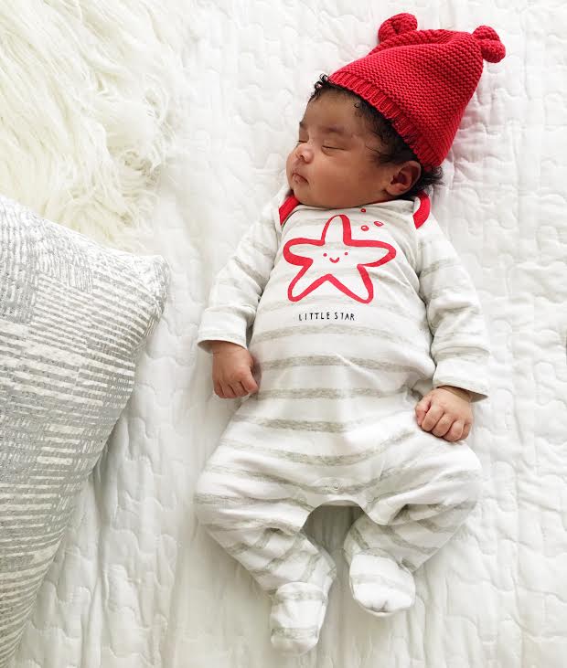 Onesie and hat from Baby Gap